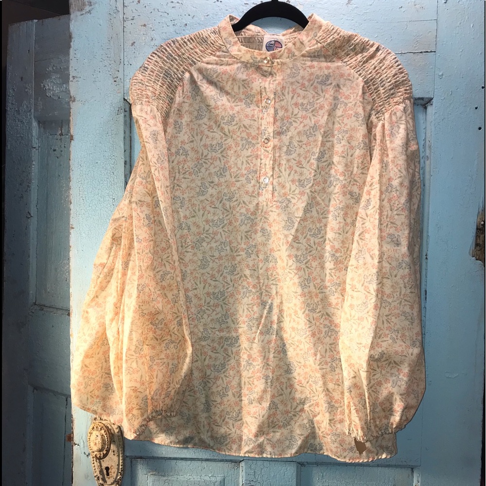 Vintage top with tags, Land & Sea